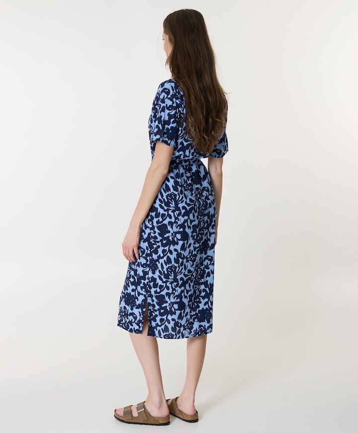 Dames jurk blauw