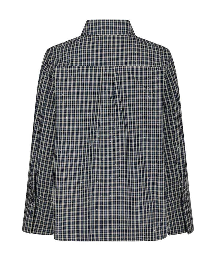 Dames blouse blauw