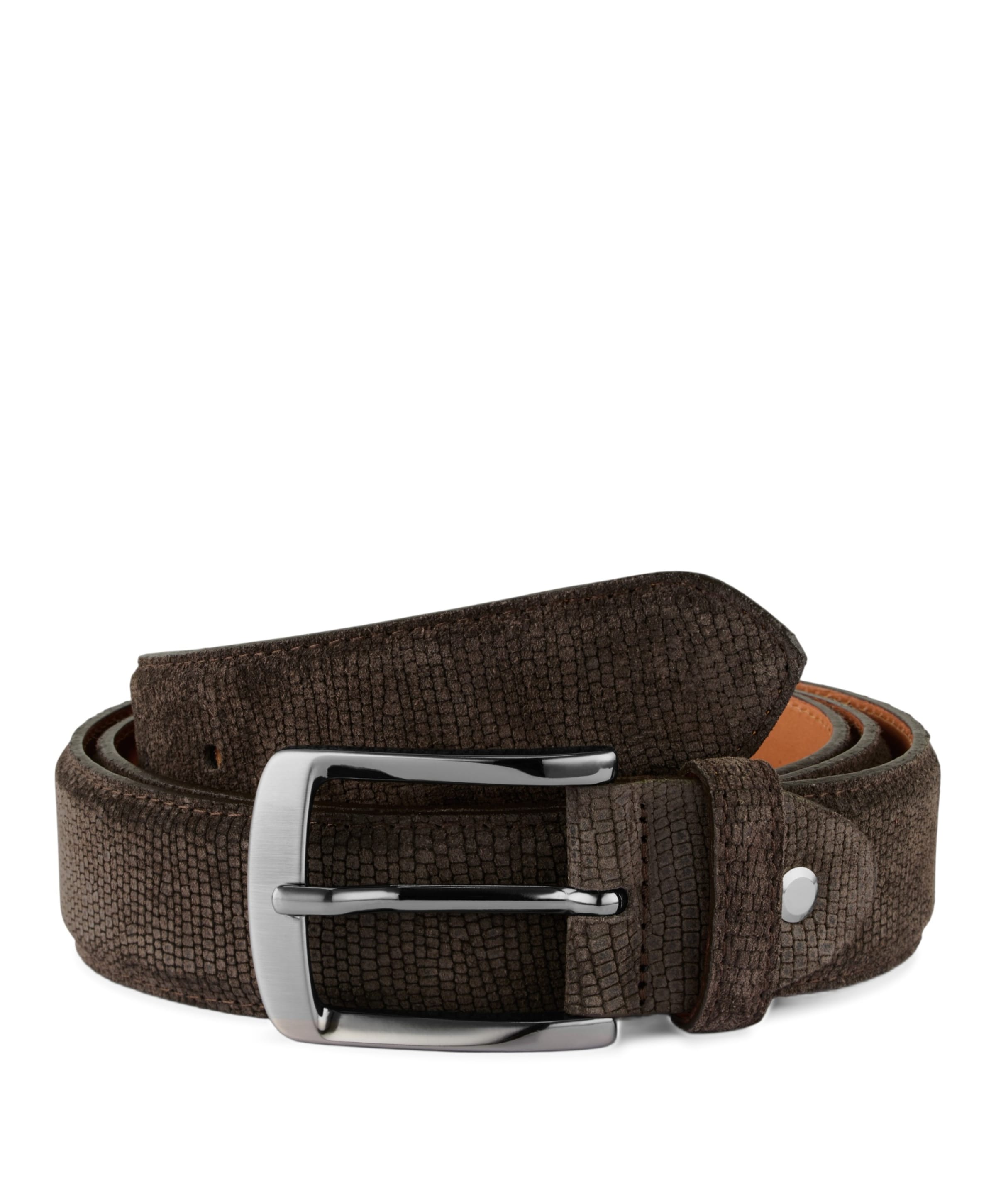 Heren riem grijs