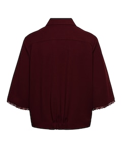 Dames jas bordeaux