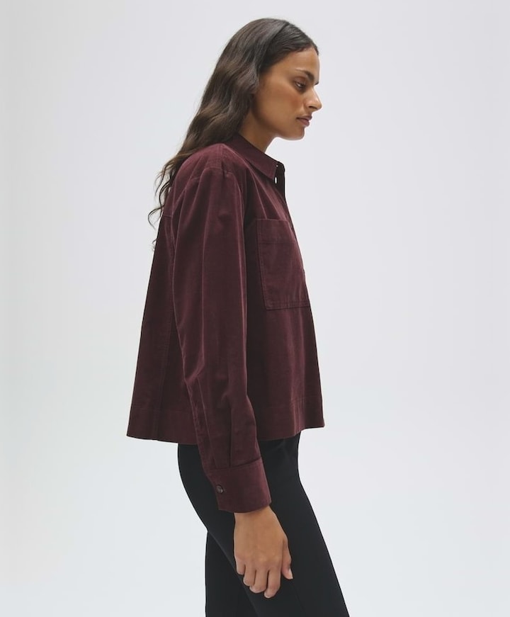 Dames blouse bordeaux