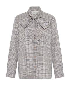 Dames blouse blauw