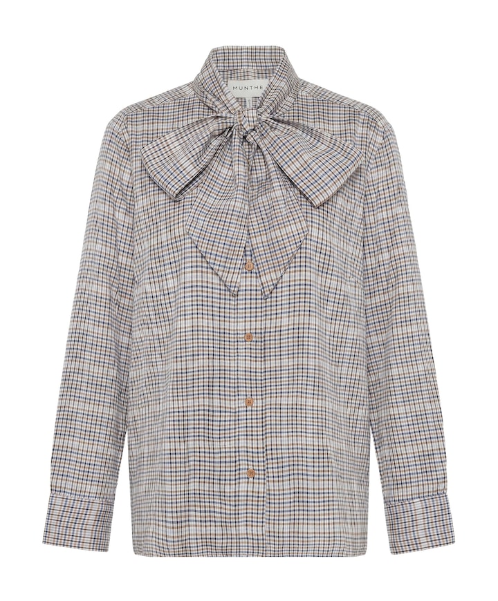 Dames blouse blauw
