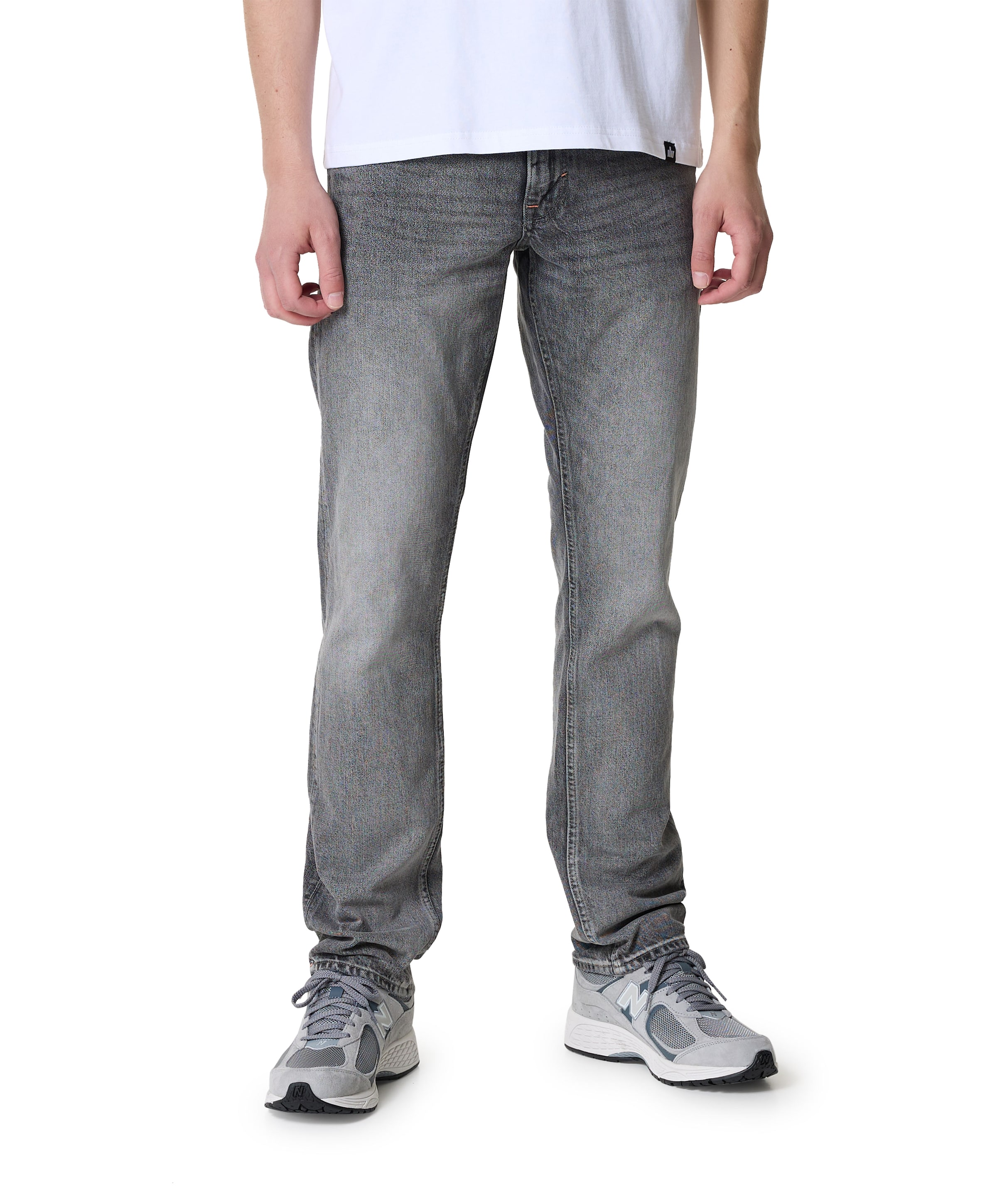 Regular leg heren jeans grijs