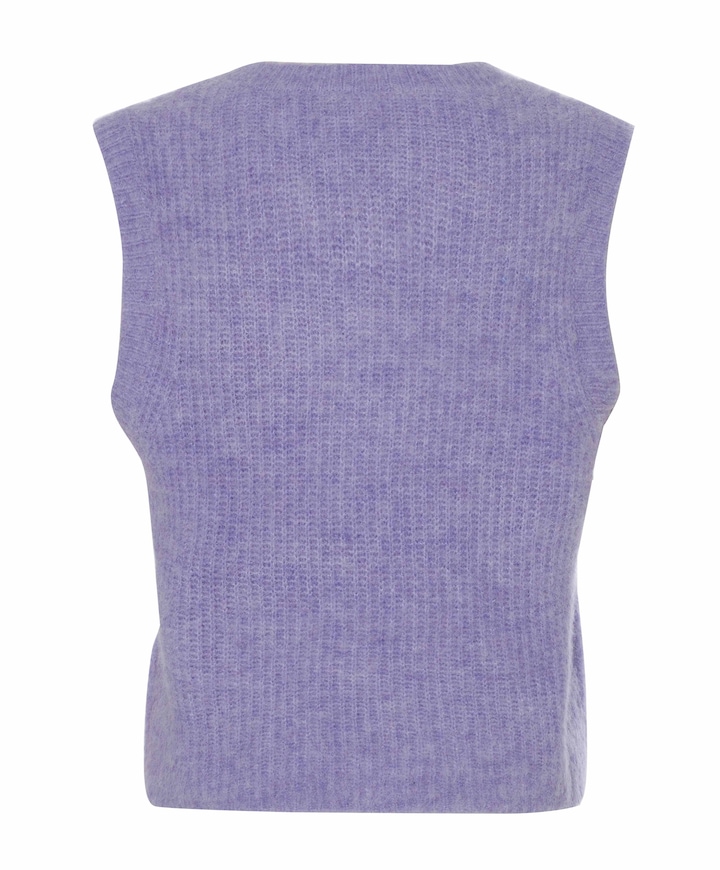Dames gilet paars