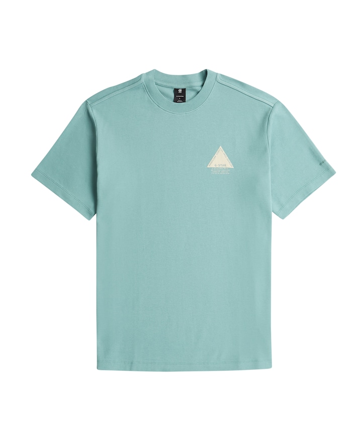 Heren T-shirt blauw