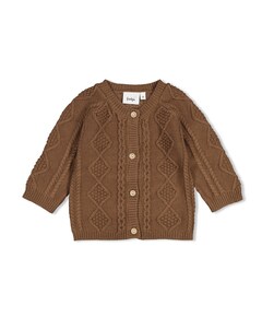 Uniseks vest bruin