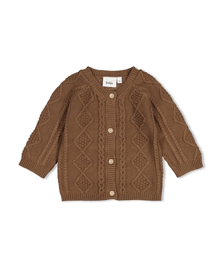 Uniseks vest bruin