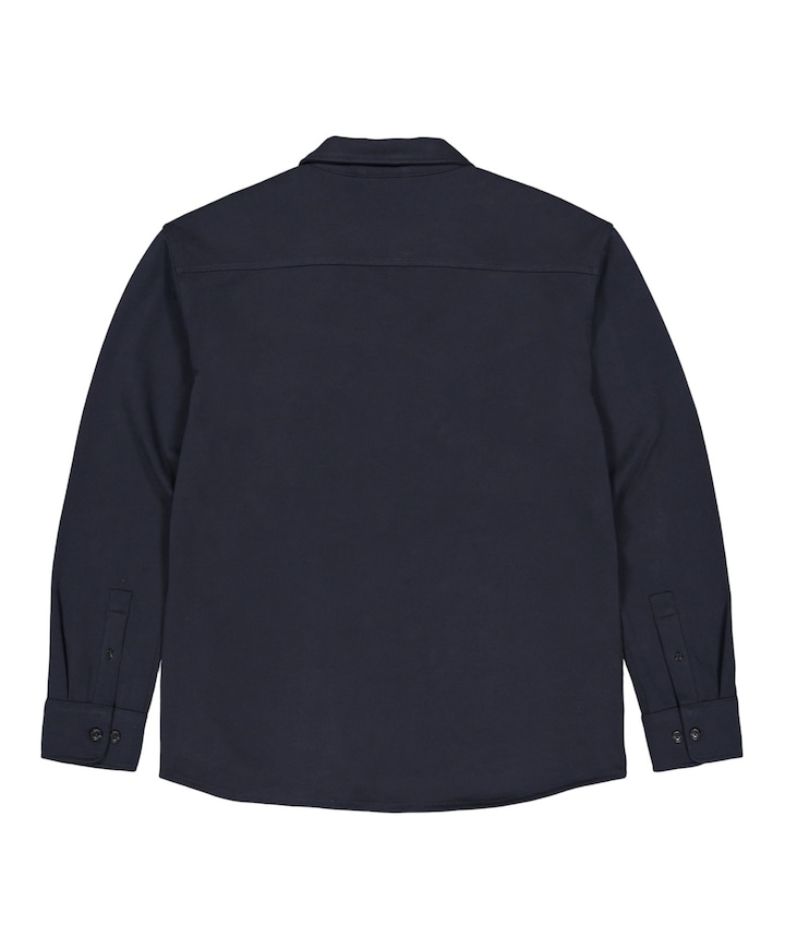 Heren overshirt blauw