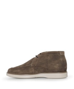 heren veterboots beige