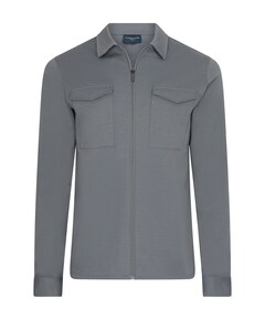 Heren overshirt grijs