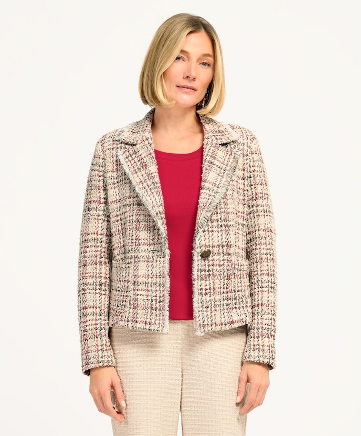 Dames blazer rood