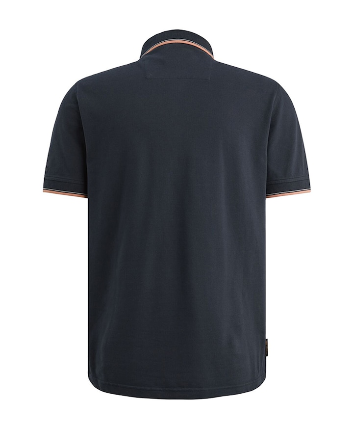 Heren polo blauw