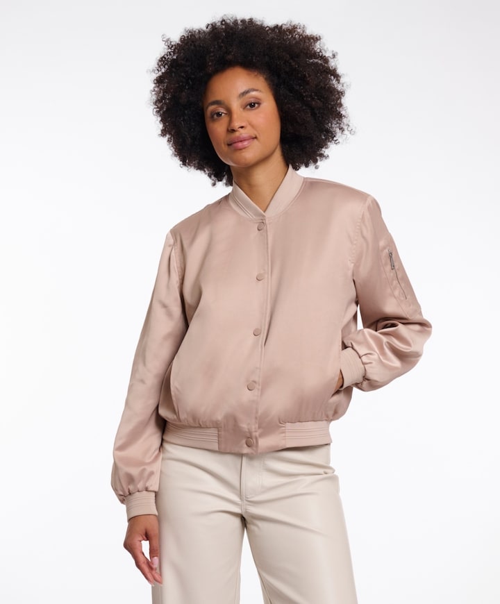 Dames jas beige