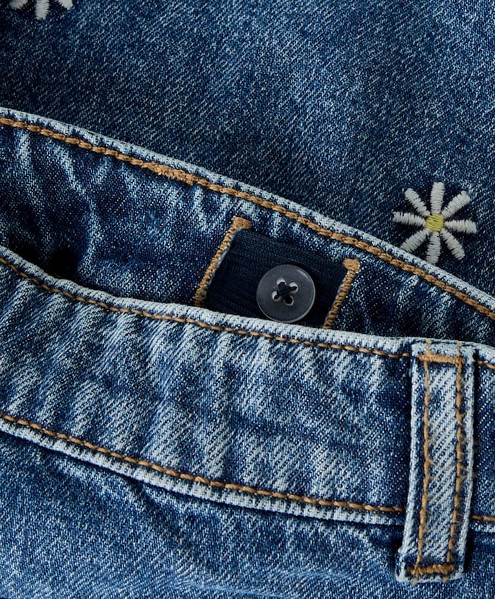 NKFBELLA REG DNM 3674-BE NOO meisjes korte broek blauw