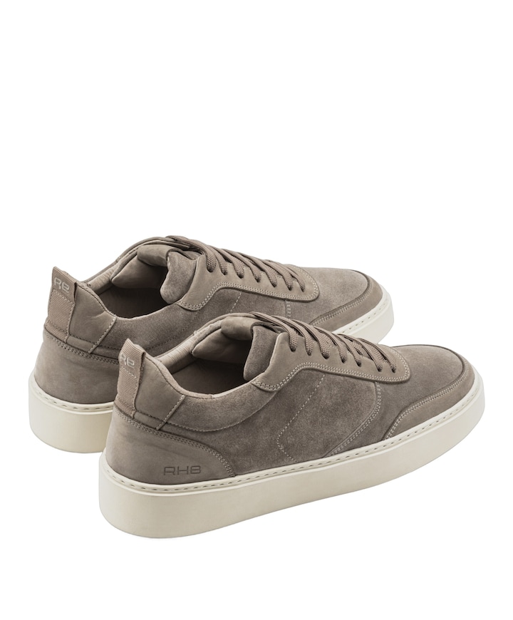 OLIVER MID SUE NUB heren sneakers beige