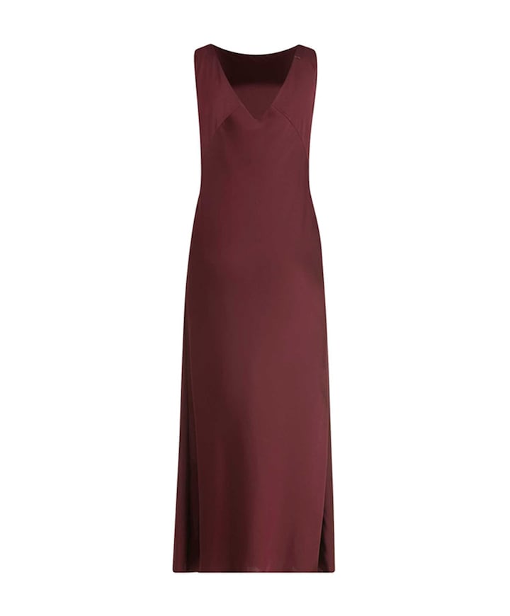 Dames jurk bordeaux