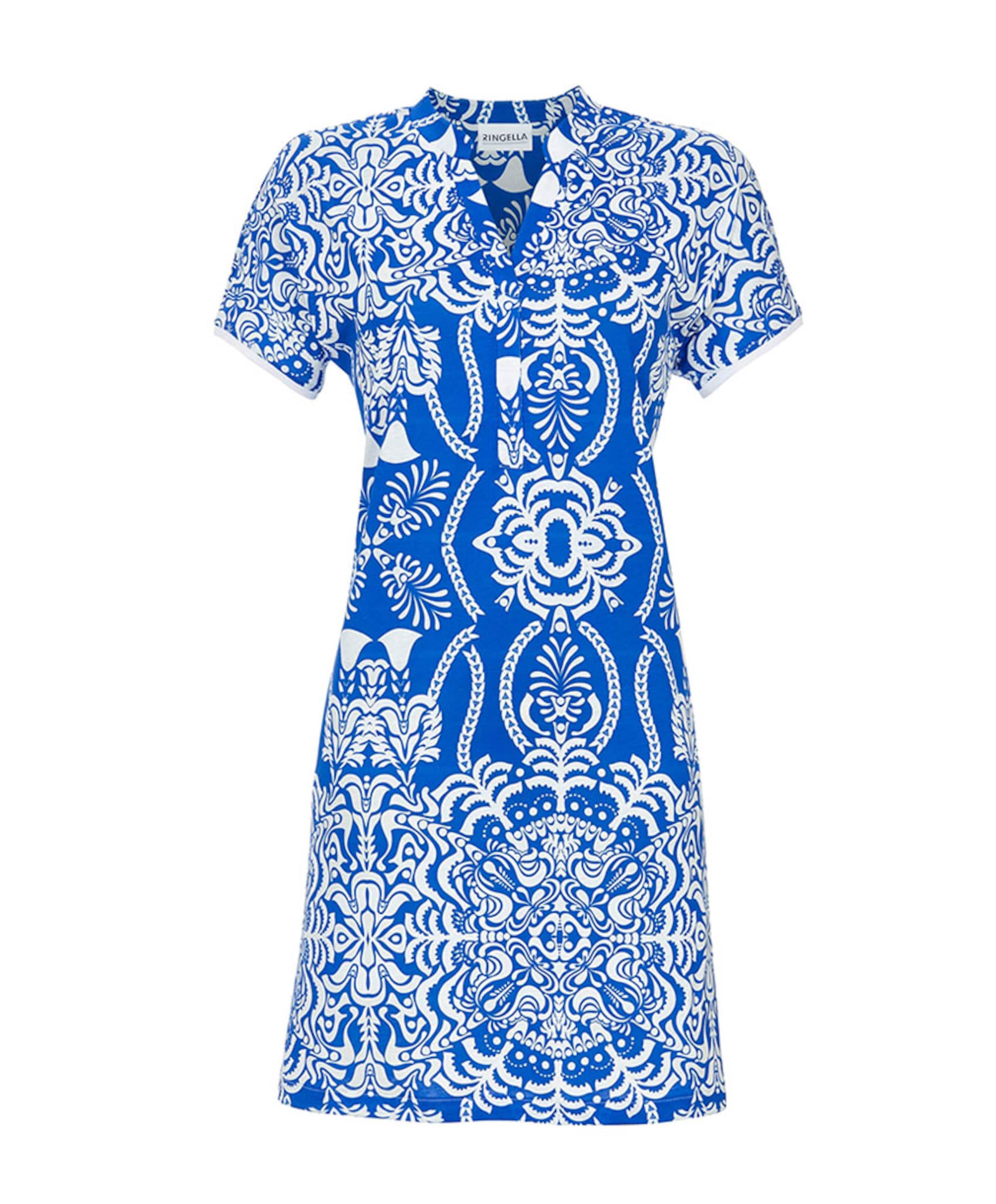 Dames nachthemd blauw