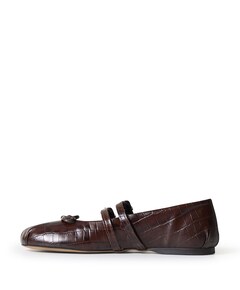 Vita Western dames ballerina's bruin