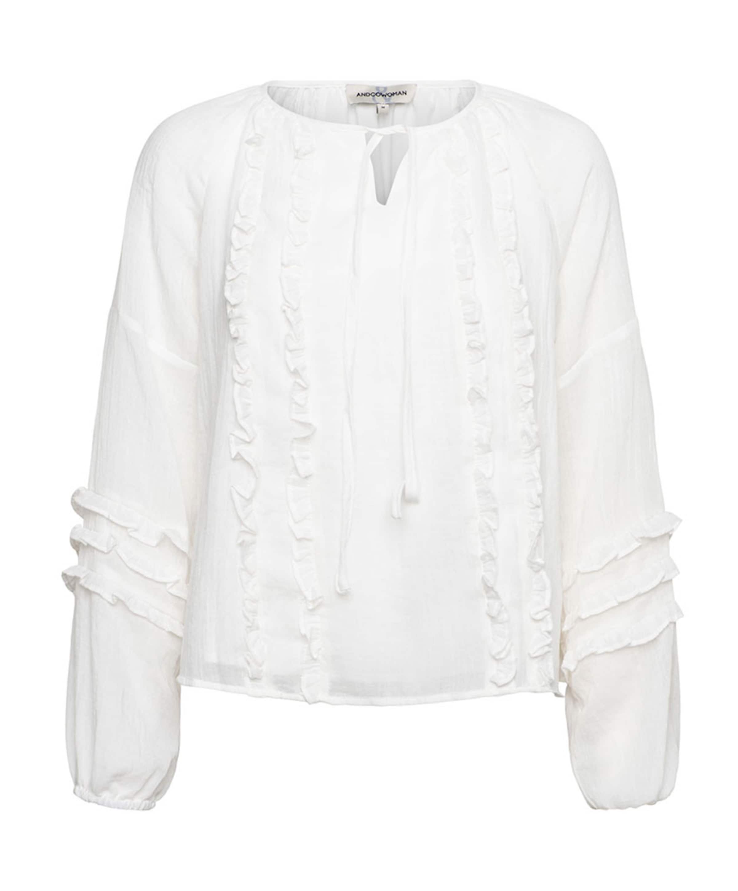 Dames blouse ecru