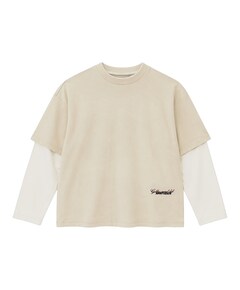 Jongens longsleeve ecru
