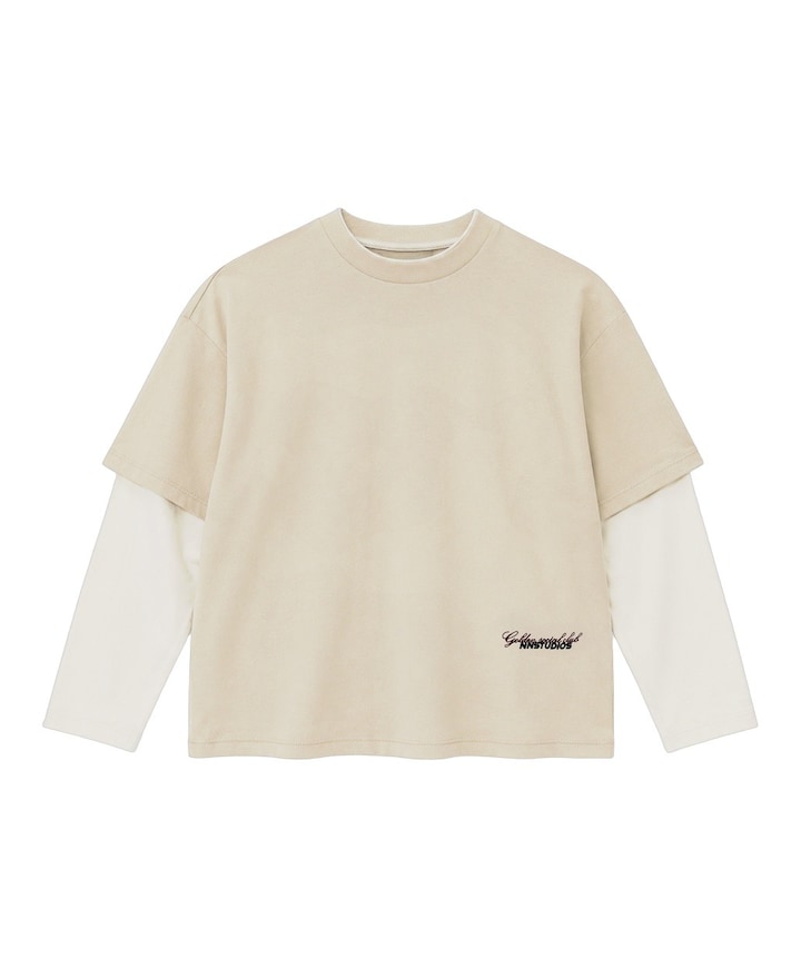 Jongens longsleeve ecru