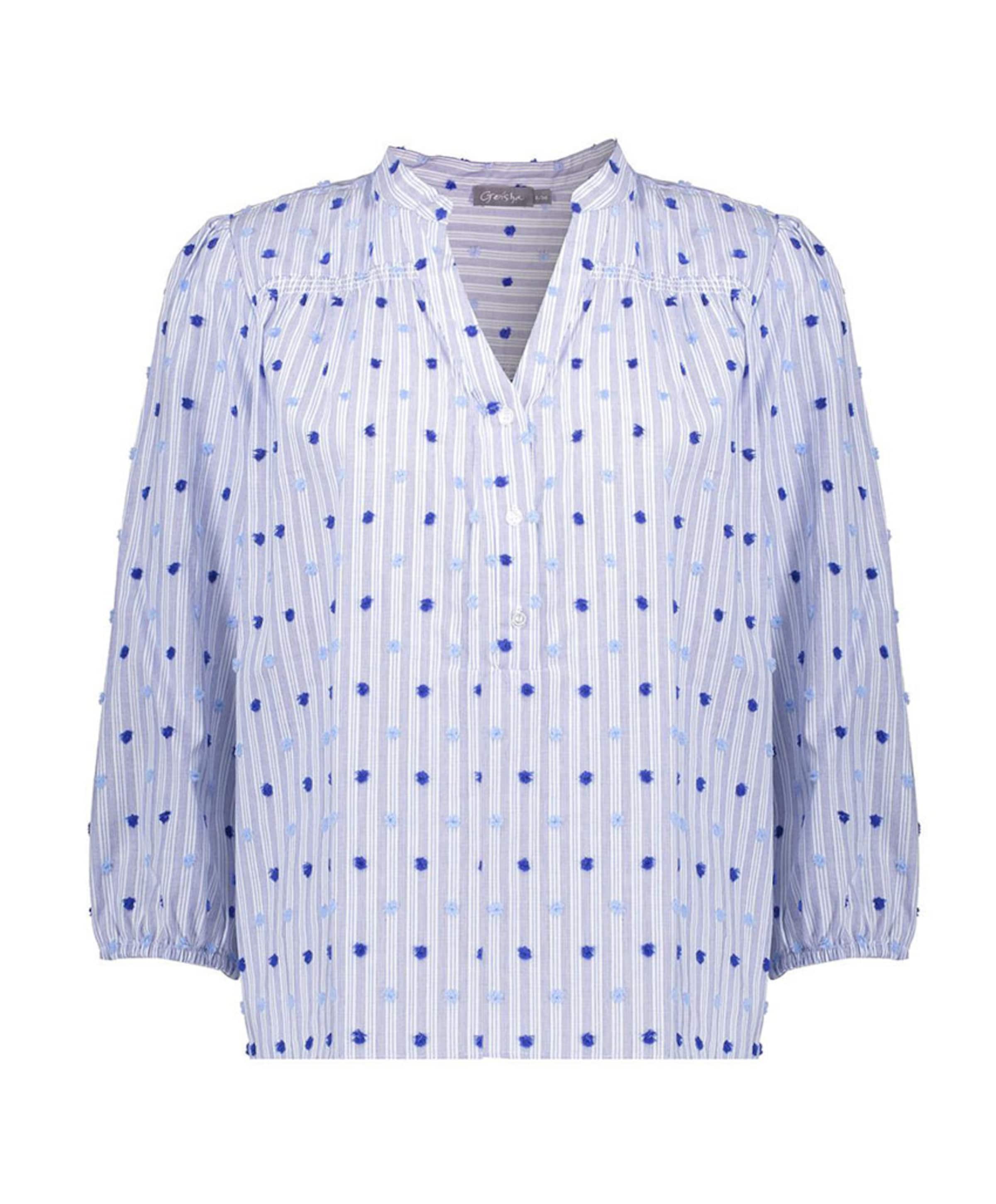Dames blouse blauw