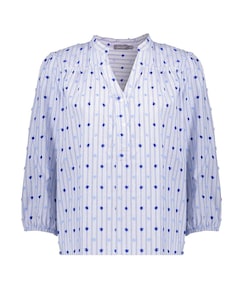 Dames blouse blauw