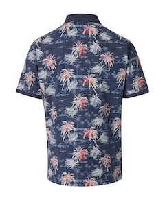 Heren polo blauw