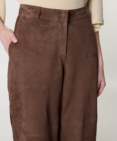 MATILDE Goat Suede dames bermuda bruin