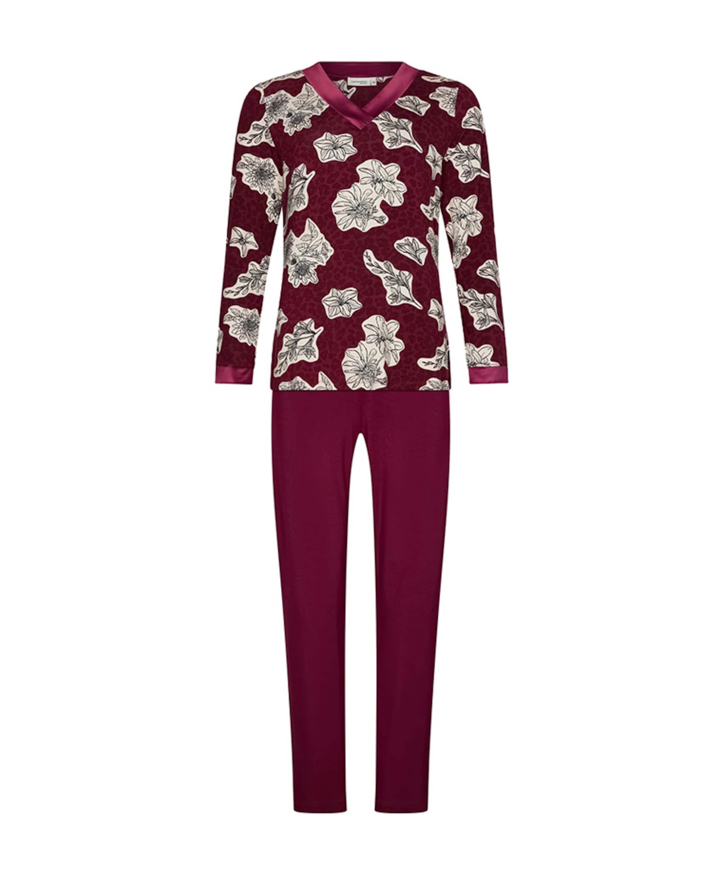 Pyjamaset bordeaux