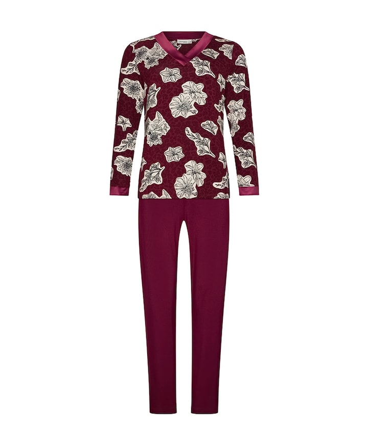 Pyjamaset bordeaux
