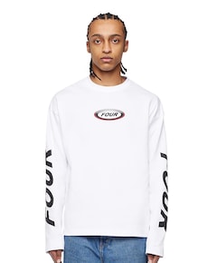 Heren longsleeve wit