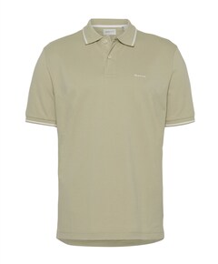 Heren polo beige