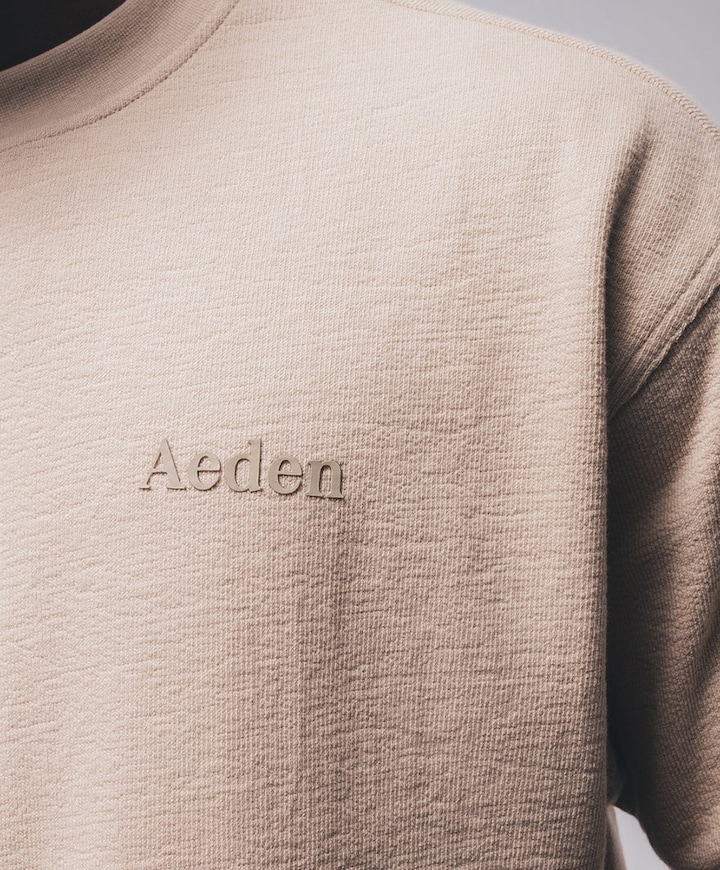 Heren T-shirt beige