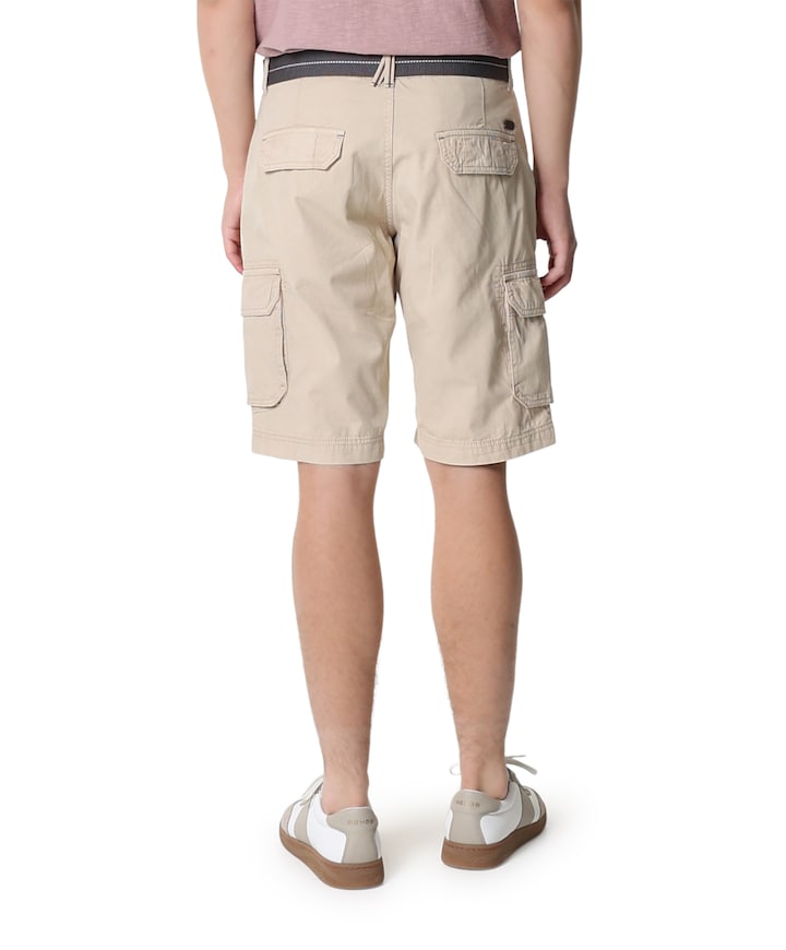Cargo-Bermuda heren korte broek beige