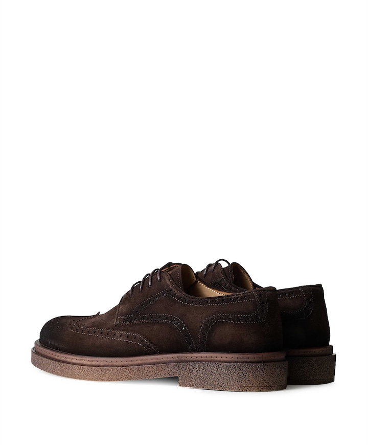 Broque heren veterschoenen bruin