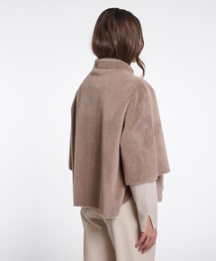 Dames cape beige