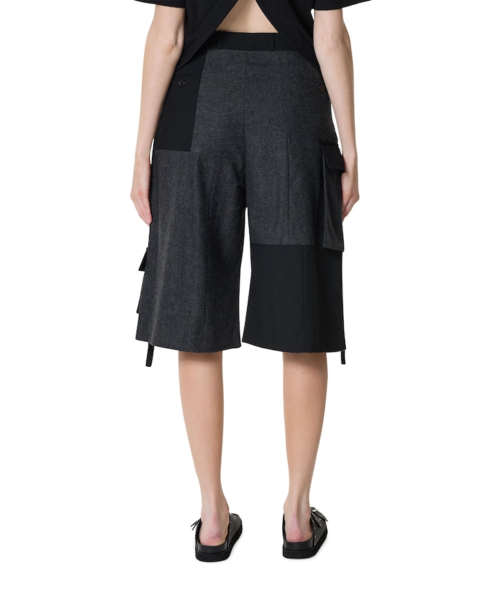 Cargo Short dames bermuda grijs