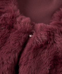 Meisjes gilet bordeaux