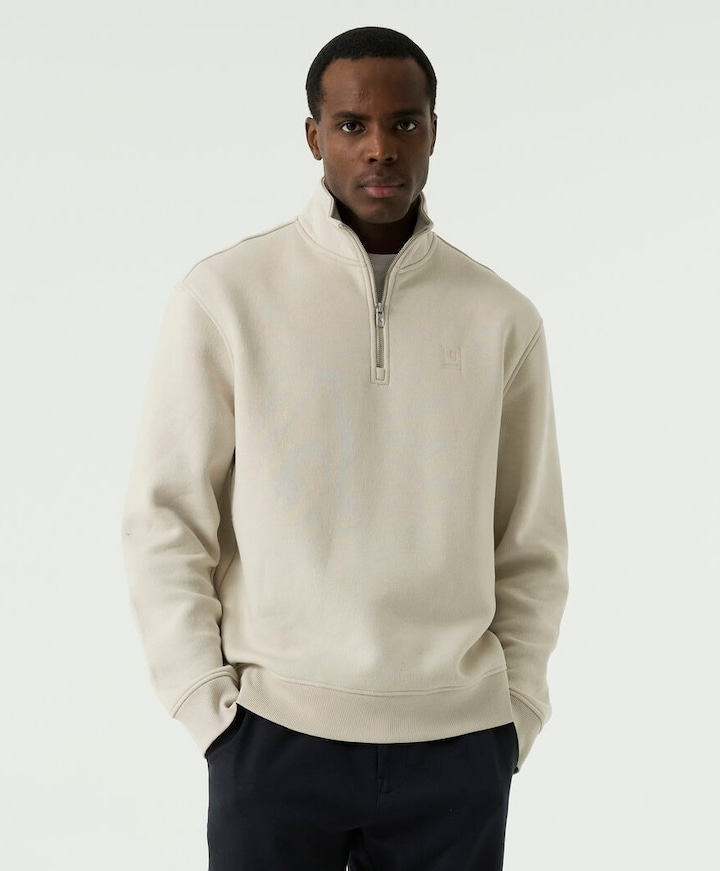 Heren sweater beige