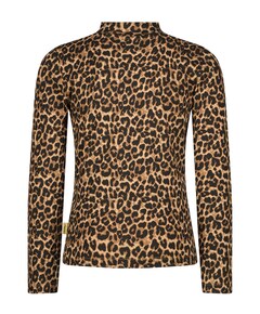 Meisjes longsleeve bruin