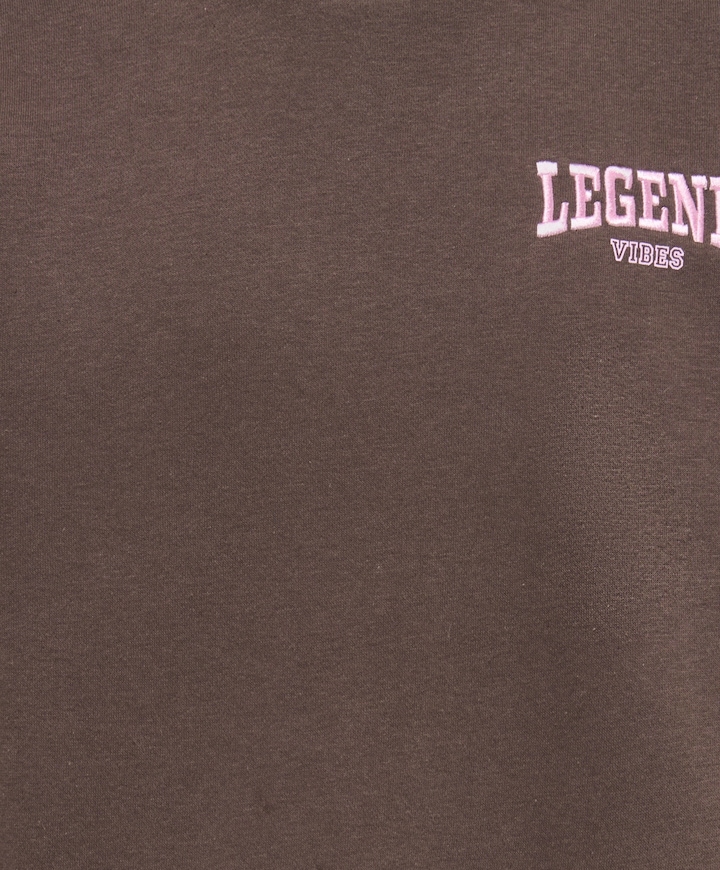 Meisjes sweater bruin