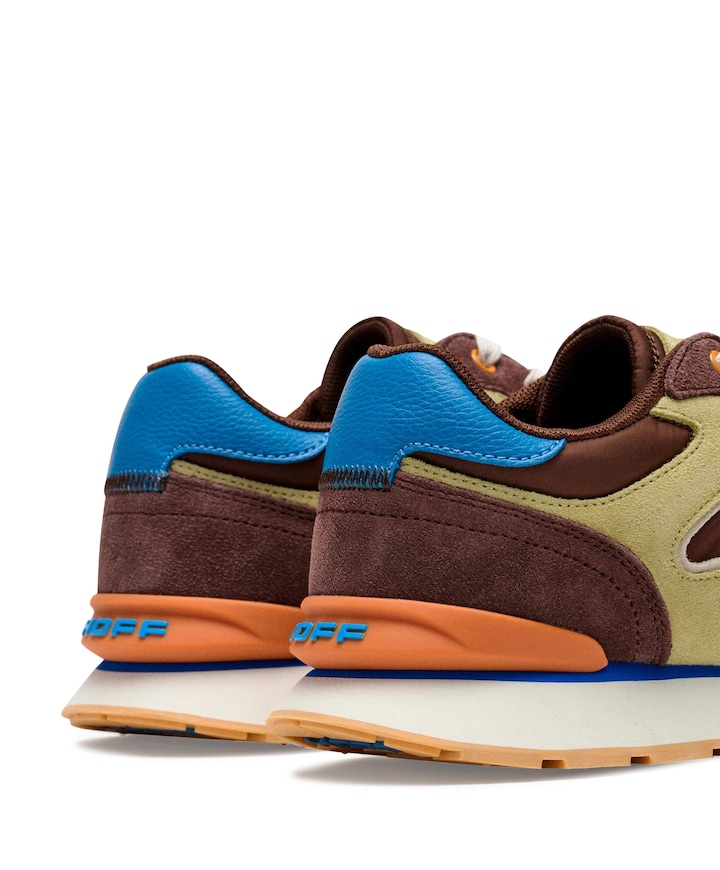 CITY dames sneakers bruin