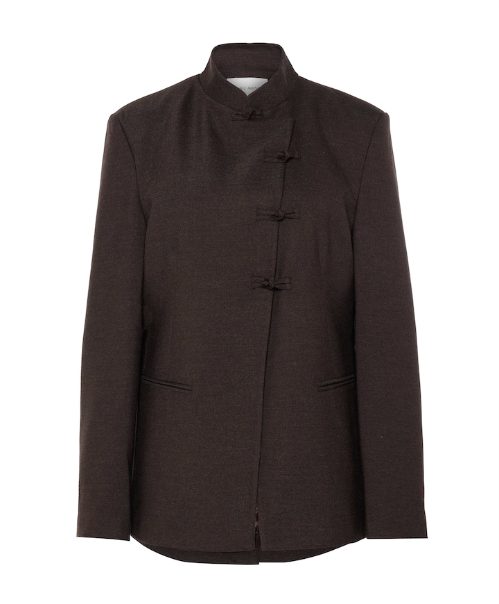 Dames blazer bruin