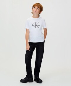 REG STRAIGHT WASHED BLACK jeans grijs