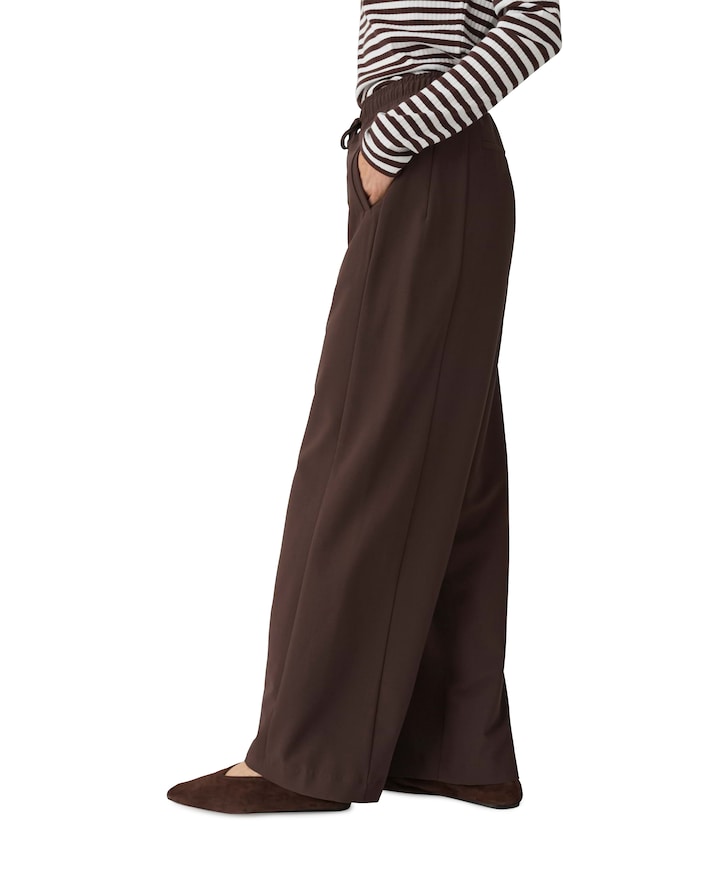 Melane flow dames broek bruin