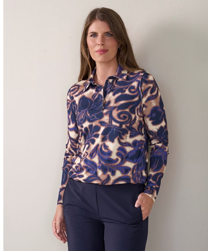 Dames blouse beige