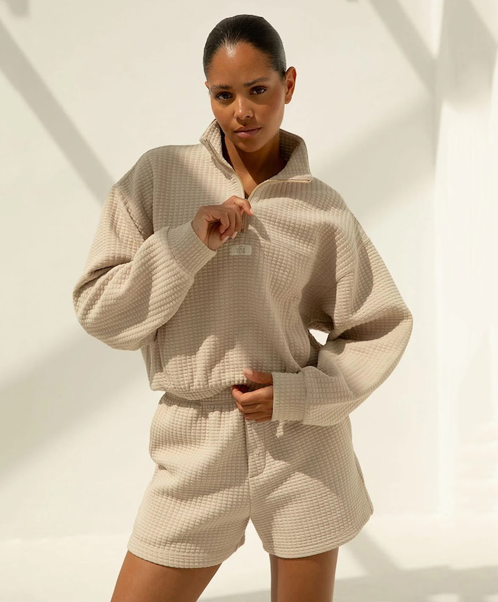 Vrije tijd short beige
