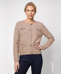 Dames blazer beige